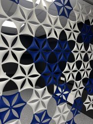 Ecousto Skillevegg Snowflake - Bilde 3